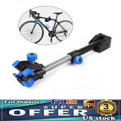 #ad New Folding BikeWall Mount Bicycle Stand Clamp Storage Hanger Display Rack Tool $27.55