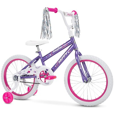#ad 18 Inch Sea Star Girls Bike Huffy Kids Bicycle W Training Wheels Ages 4 and Up $72.99