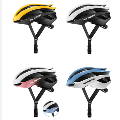 #ad ROCKBROS Bicycle Helmet Cycling Ultralight MTB Road Bike Helmet Scooter Caps $46.99