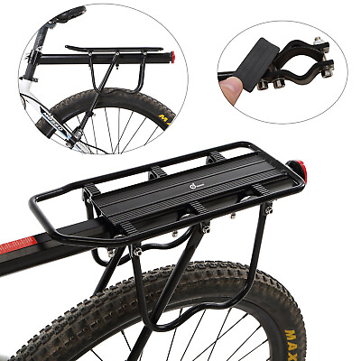 110lb Rear Bike Rack Bicycle Cargo Rack Pannier Luggage Carrier Holder Seat Fram $33.99