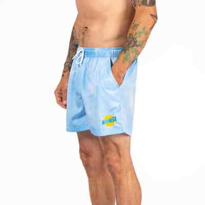 #ad New Barstool Sports Men#x27;s NOONERS Blue Swim Trunks Shorts Size 2XL $33.57