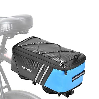 #ad Bike Rack Bag Bike Bags for Bicycle Back Seat Rear Rack Panniers for Saddle L... $26.29