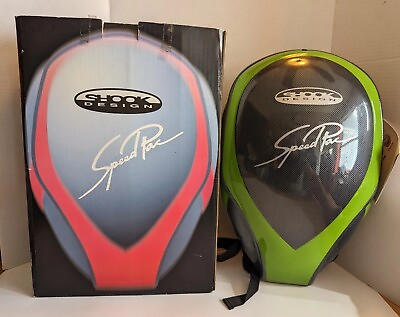 #ad Speed Pac By Shook Design Aerodynamic Hard Shell Pack Sports Motorcycle Green $225.00