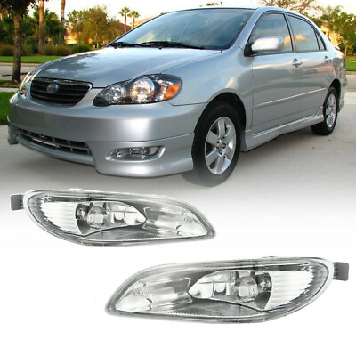 For 2005 2008 Toyota Corolla Fog Lights 2002 2004 Toyota Camry Bumper Lamps Pair $24.99