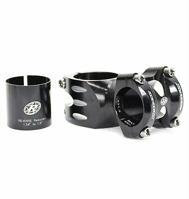 #ad Reverse S Trail Cannondale Stem Fits 1.56quot; and 1.5quot; w shim 60mm length Black $78.17