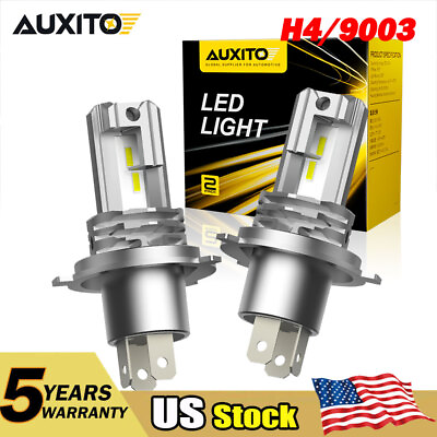 AUXITO H4 9003 Super White 20000LM Kit LED Headlight Bulbs High Low Beam Combo 2 $26.99