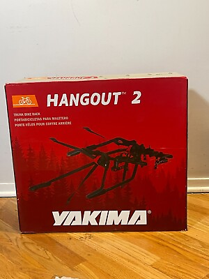 #ad YAKIMA HangOut 2 Car Trunk Bike Rack 2 Bike 35 lbs per bike Brand New in Box $114.95
