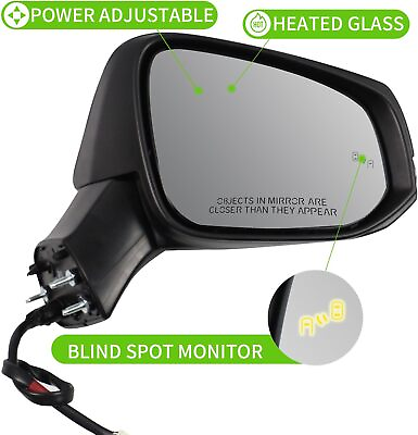 #ad Car Side Mirror for Toyota RAV4 2019 2024 With BSM Power Heated Turn Lamp $88.99