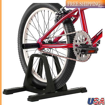 #ad Portable Cycle Bike Stand Floor Rack Bicycle Park ABS Plastic For Smaller Bikes $17.99