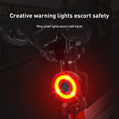 New 1Pcs Night Riding Warning Light LED Bicycle Rear Light E Bicycle Accessories $3.89