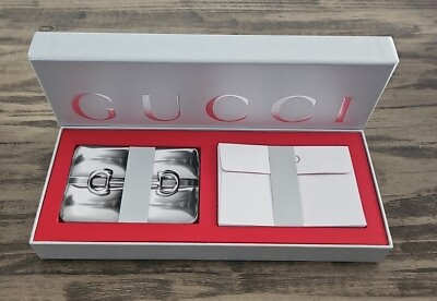 #ad Authentic Gucci Special Edition Holiday Stationary Cards Gift 10 Cards Envelopes $34.99