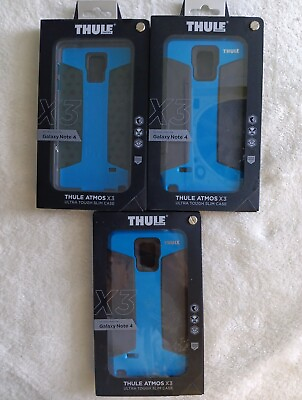 #ad #ad THULE Sweden Ultra Tough Blue ATMOS X3 Galaxy S4 Slim Cases LOT Of 3 $12.95