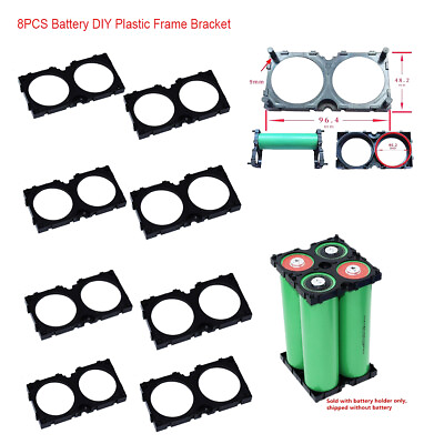 #ad 8PCS 46160 Battery Packs DIY Stand Plastic Frame Bracket Holding Kits $9.11