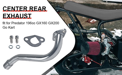 #ad Exhaust pipe For Predator 196cc 212cc Honda GX160 GX200 Coleman CT200U Mini Bike $23.99
