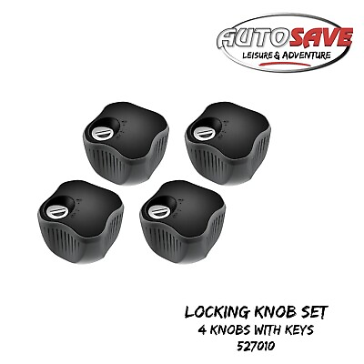 #ad GENUINE THULE LOCKING KNOB SET 4 KNOBS WITH KEYS 527010 NEW IN STOCK 2022 GBP 53.00