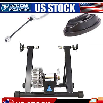 #ad Bike Trainer Stand For Riding Foldable Magnetic Stainless Steel Trainer $155.38