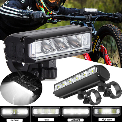 #ad Super Bright LED Bike Light USB Rechargeable Bicycle Front Headlight Waterproof $13.59