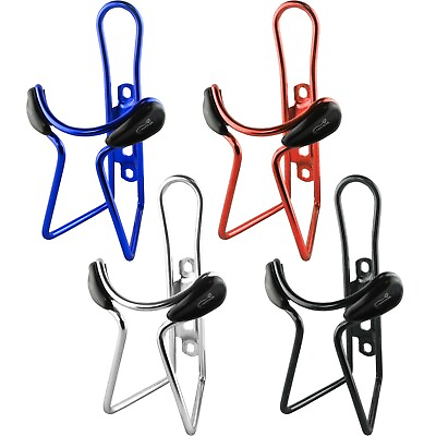 #ad 2 Pack Lumintrail Bike Water Bottle Cage Holder Lightweight Aluminum 4 Colors $13.54