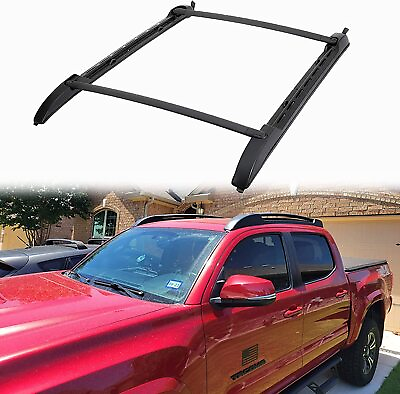 For 05 23Toyota Tacoma Double Cab Roof Rack Crossbar Side Rails Luggage Carrier $131.31