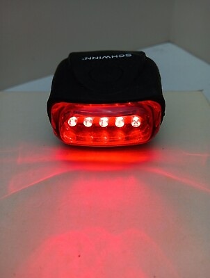 #ad SCHWINN Bike Light Taillight LED Quick Wrap Around Multi Mode On or Flash $12.99
