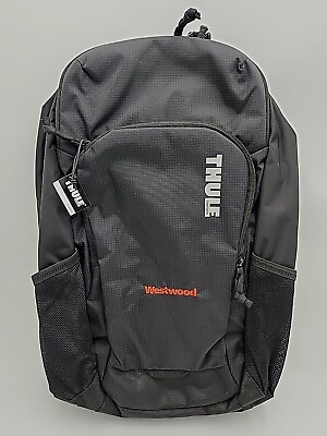 #ad NEW Thule Black 18L Laptop Backpack Grey Inside Chronical Branded # 35 2007525 $69.99
