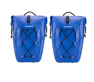 #ad New ROCKBROS Bike Rear Rack Seat Bag Storage Pouch Large Pannier 25L Waterproof $39.99