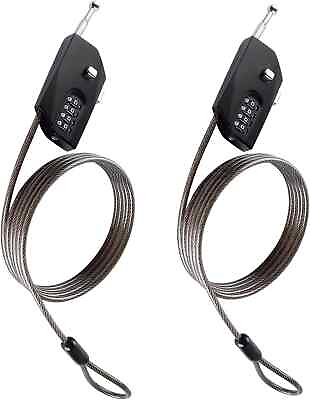 #ad 4 PCS Cable Lock for Trail Camera Locking Security Adjustable Bike Accessories $56.99