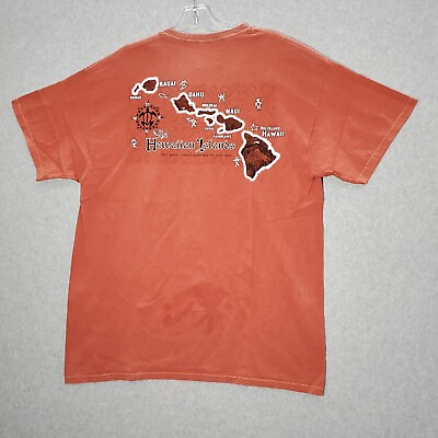 #ad Real Dirt Men T Shirt Medium Brown Hawaiian Islands Short Sleeve Tee READ $10.10