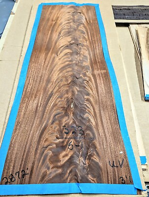 #ad Mahogany Crotch African wood veneer 15quot; x 36quot; raw with no backing 1 32quot; AA grade $80.00