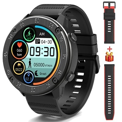 #ad 2023 Smart Watch For Men Women Waterproof Smartwatch Bluetooth iPhone Samsung $19.99