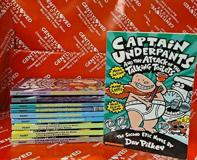 BUILD YOUR OWN LOT Captain Underpants books DAV PILKEY *YOU CHOOSE* $3.79