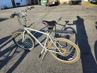 #ad Trek Mountain Track 800 Silver Black Yellow Large Frame Bicycle Mountain Bike $134.69