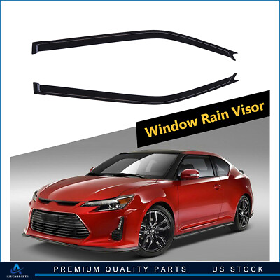 #ad ✔Side Window Visor Vent Shade Rain Guards Flector For 2011 2016 Scion TC Coupe $25.49