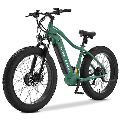 #ad 26quot; 1000W Electric Mountain Bike 15Ah battery 4” Fat Tire Dual Motor AWD Ebike $1099.00