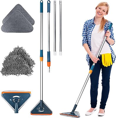 #ad Wall Cleaner Mop with Long Handle Baseboard Cleaner Tool $21.39