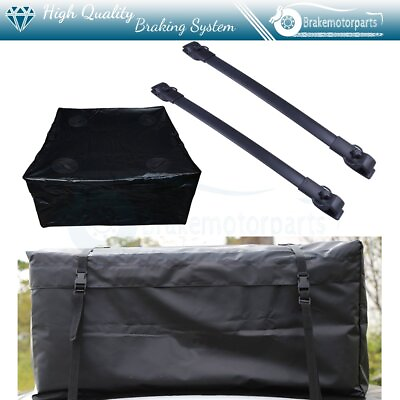 #ad #ad Waterproof Luggage bag For 2011 17 Toyota Sienna Black Roof Car Cross Rack Bar $89.84