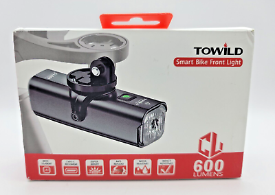 #ad TOWILD Smart Bike Front Light CL 600 Intelligent Water amp; Impact Resistant $32.00