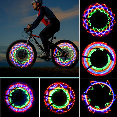 #ad 32 LED Bike Flashing Lights Bicycle Cycling Wheel Spoke Signal Light Tool MTB $6.90