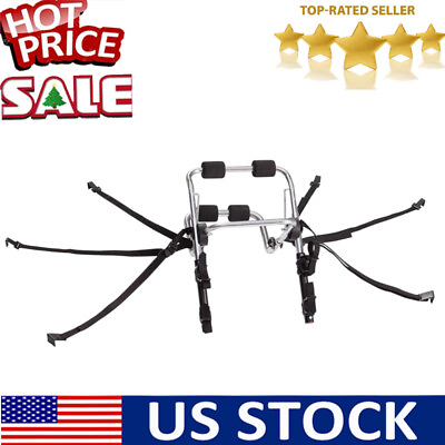 #ad 2 Bike Carrier Bike Rack SUV Trunk Mount Hitch Receiver Bicycle Sport Aluminum $97.50