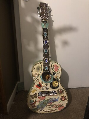 #ad #ad Blinged Out Guitar A Must Have For the Music Lover $375.00