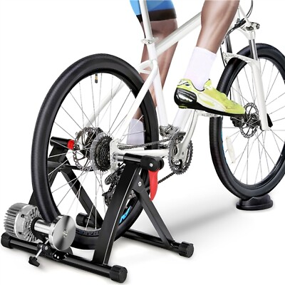 Fluid Exercise Bike Bicycle Indoor Trainer Riding Stand Resistance Stationary $72.89