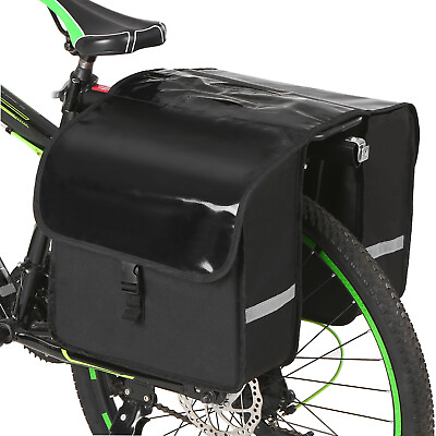 #ad Rack Bag MTB Trunk Pannier Waterproof Bike Rear Pouch I0F2 $33.20