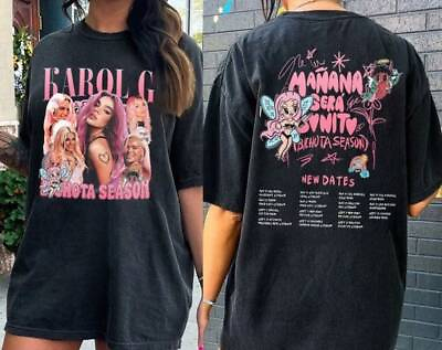 #ad Karol G Shirt Karol G Bichota Season New Dates Manana Sera Bonito Music Tour $53.65