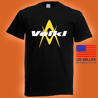 #ad Volkl Sports Men#x27;s Black T shirt Size S to 5XL $19.79