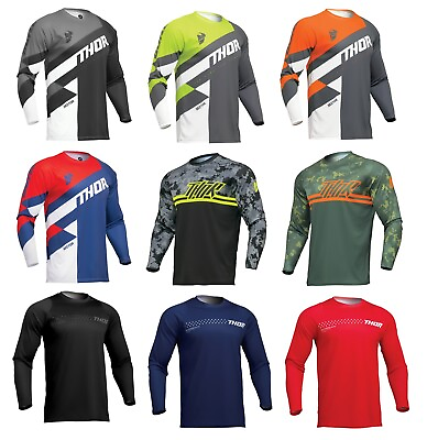 #ad #ad Thor Sector Jersey for MX Motocross Offroad Dirt Bike Adult Sizes $19.95