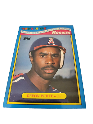 #ad #ad 1988 Topps Toys R Us Rookies Devon White Baseball Card 33 California Angels F $1.25