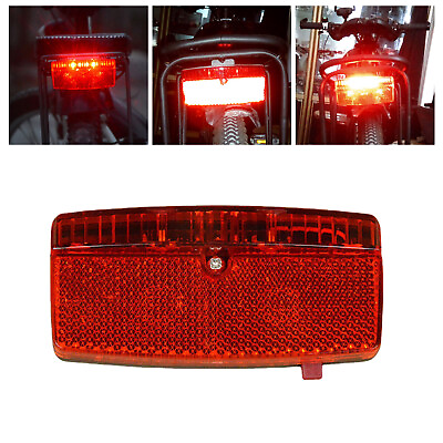 #ad BIKE CYCLE DYNAMO REAR TAIL LIGHT LED FOR LUGGAGE CARRIER RACKVX $11.27