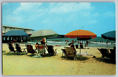 #ad Virginia Beach Virginia Sandy Beach for Sun amp; Surf Bathing Vintage Postcard $7.64