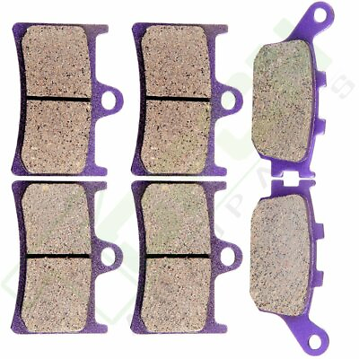 Front Rear Carbon fiber Brake Pads 2005 2014 2013 For YAMAHA YZF R6 $21.55