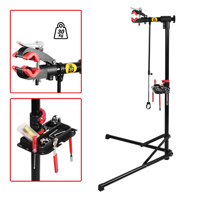 Bike Repair Work Stand Telescopic Arm Adjustable Cycling Bicycle Rack Stand Tool $56.90